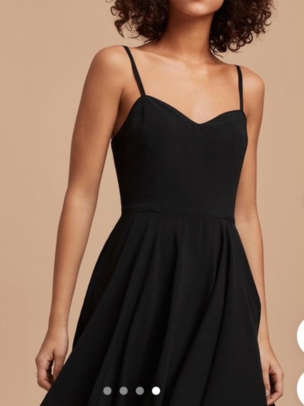 Aritzia Talula Lipinski black mini dress  size 0